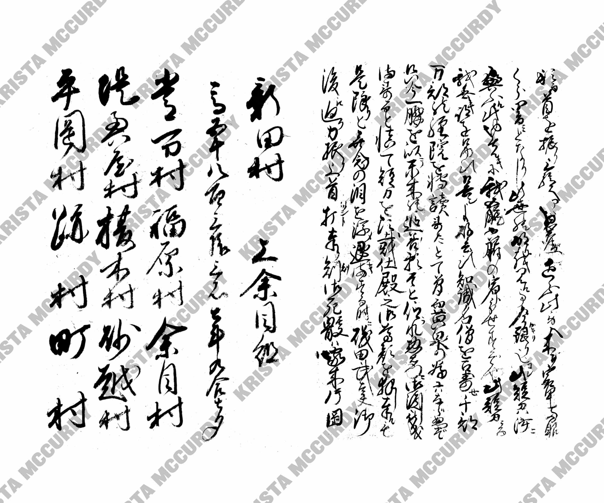 Grunge Japanese Calligraphy Vol. 1 Photoshop Brushes & Stamps
